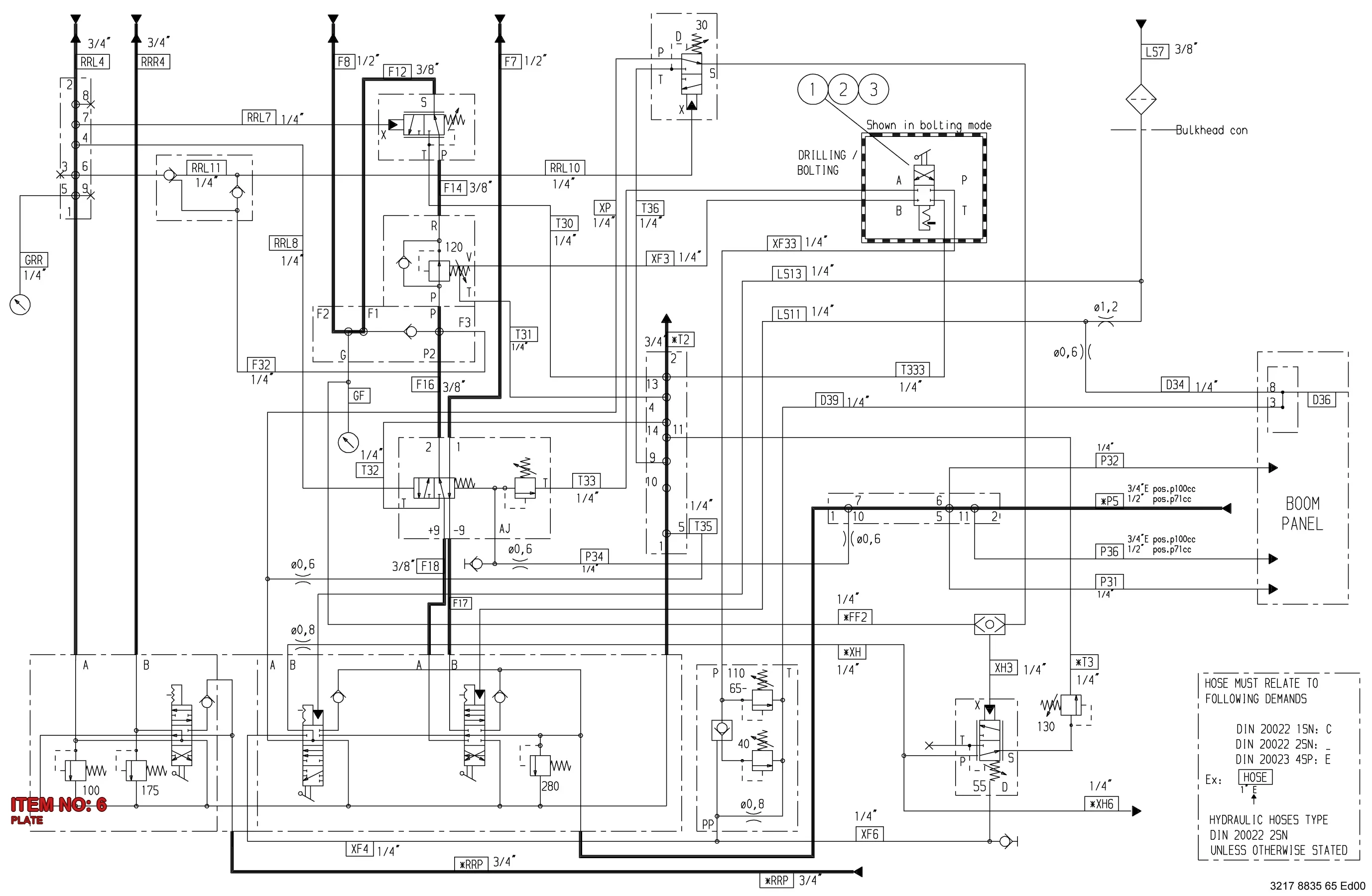 9106 2302 92 PLATE - Technical Drawing