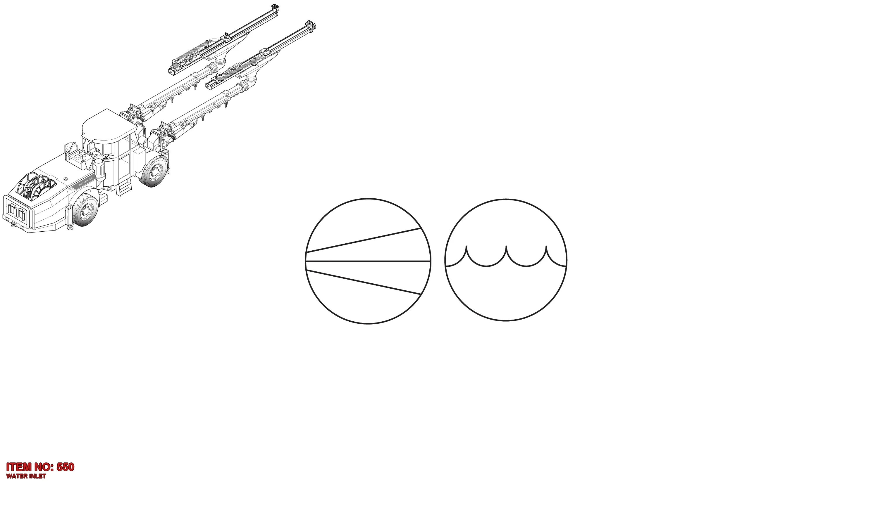 9106 2317 01 WATER INLET - Technical Drawing