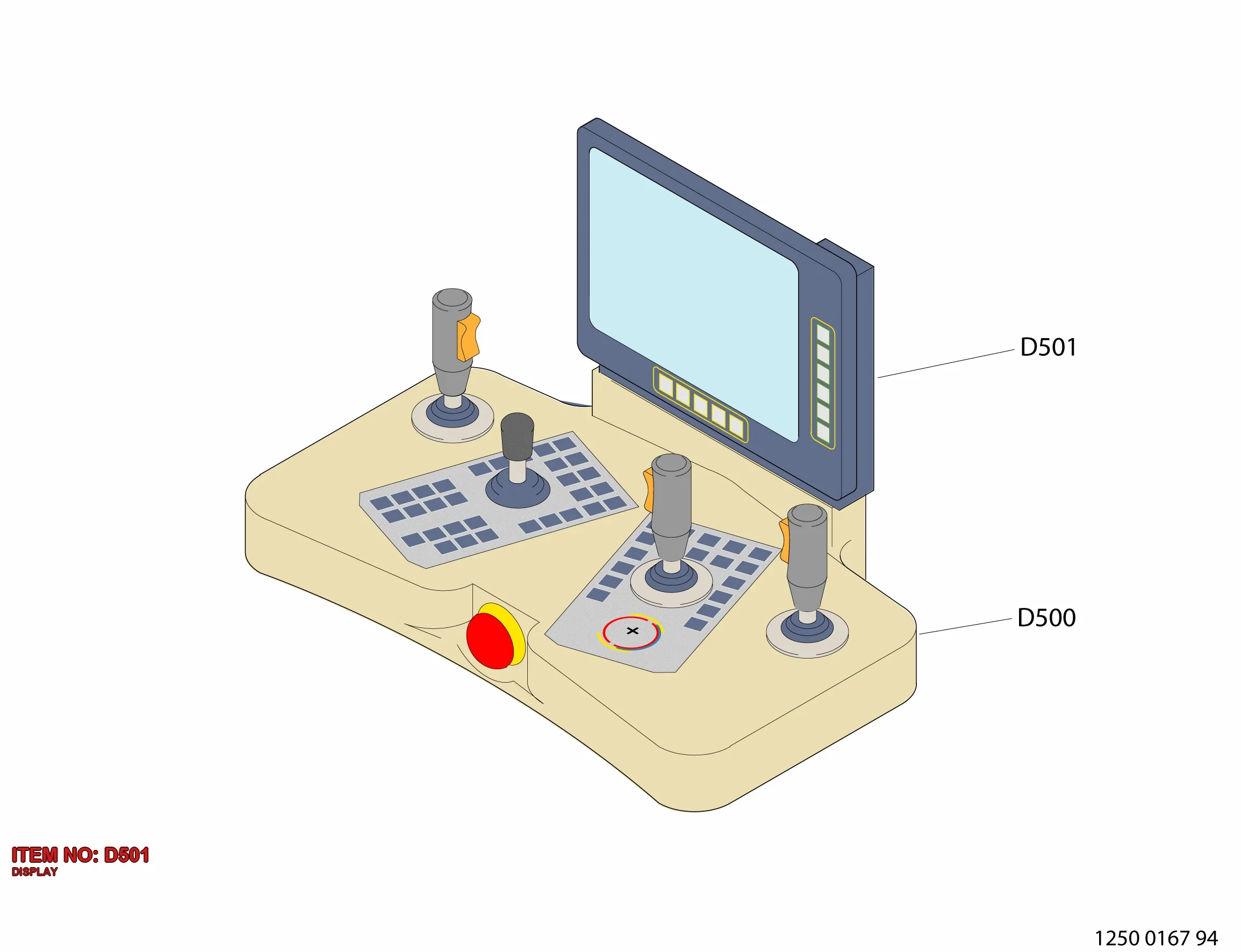 9106 9732 33 DISPLAY - Technical Drawing