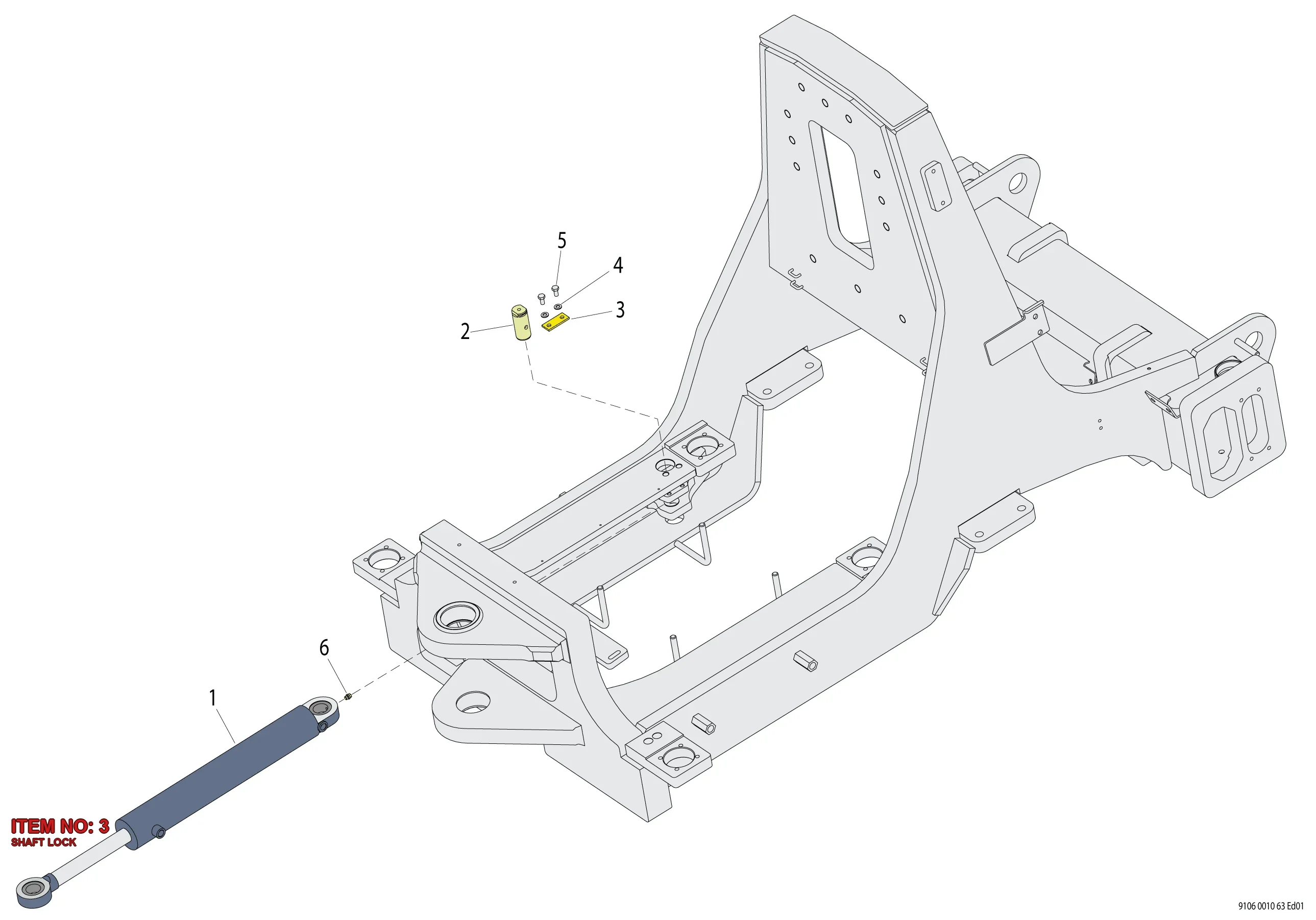 9110 4756 00 SHAFT LOCK - Technical Drawing