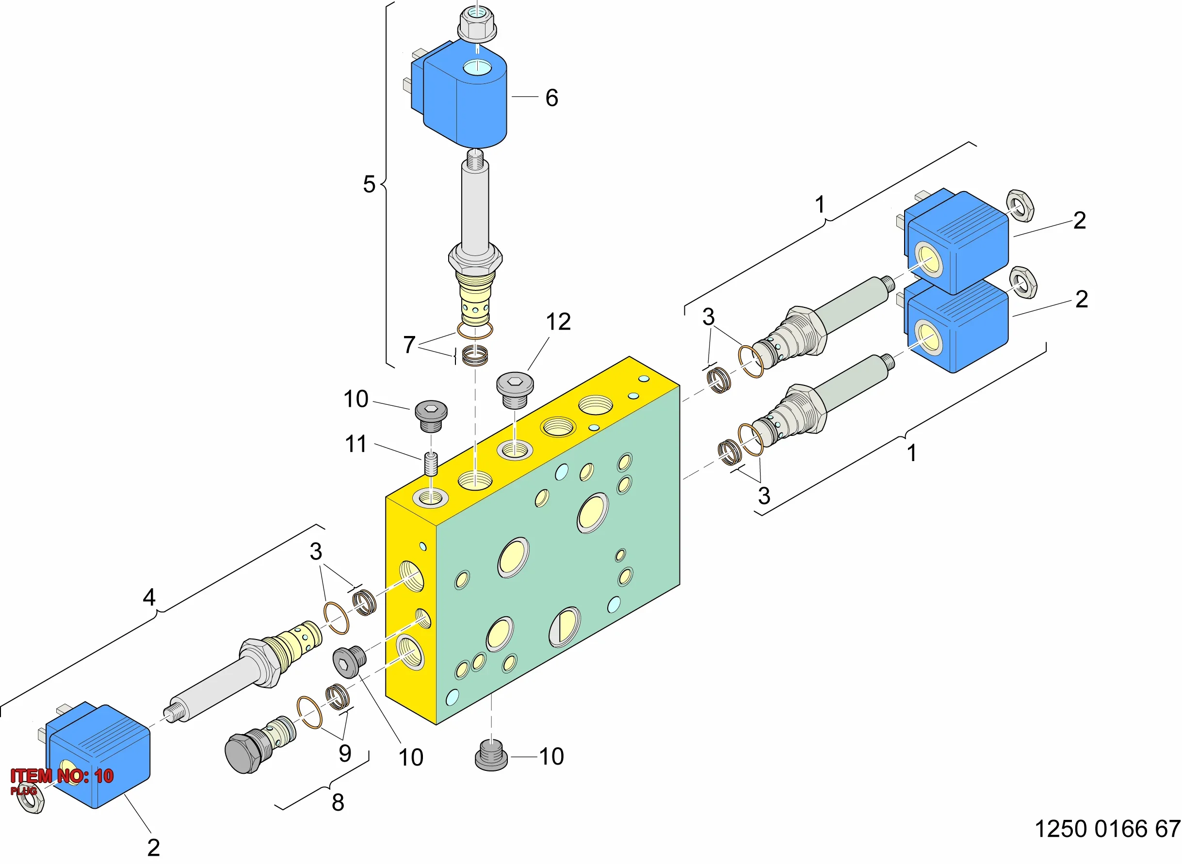 9110 9996 22 PLUG - Technical Drawing