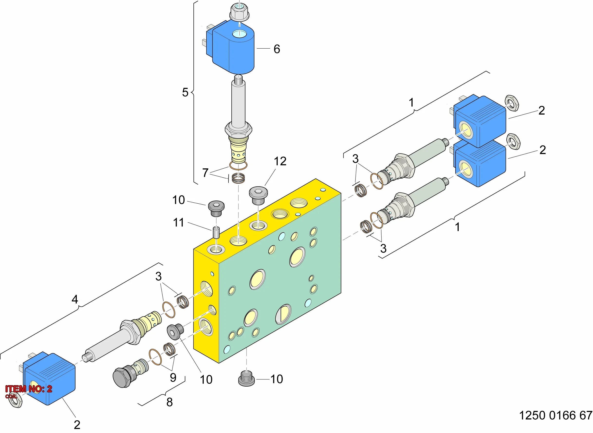 9110 9996 94 COIL - Technical Drawing