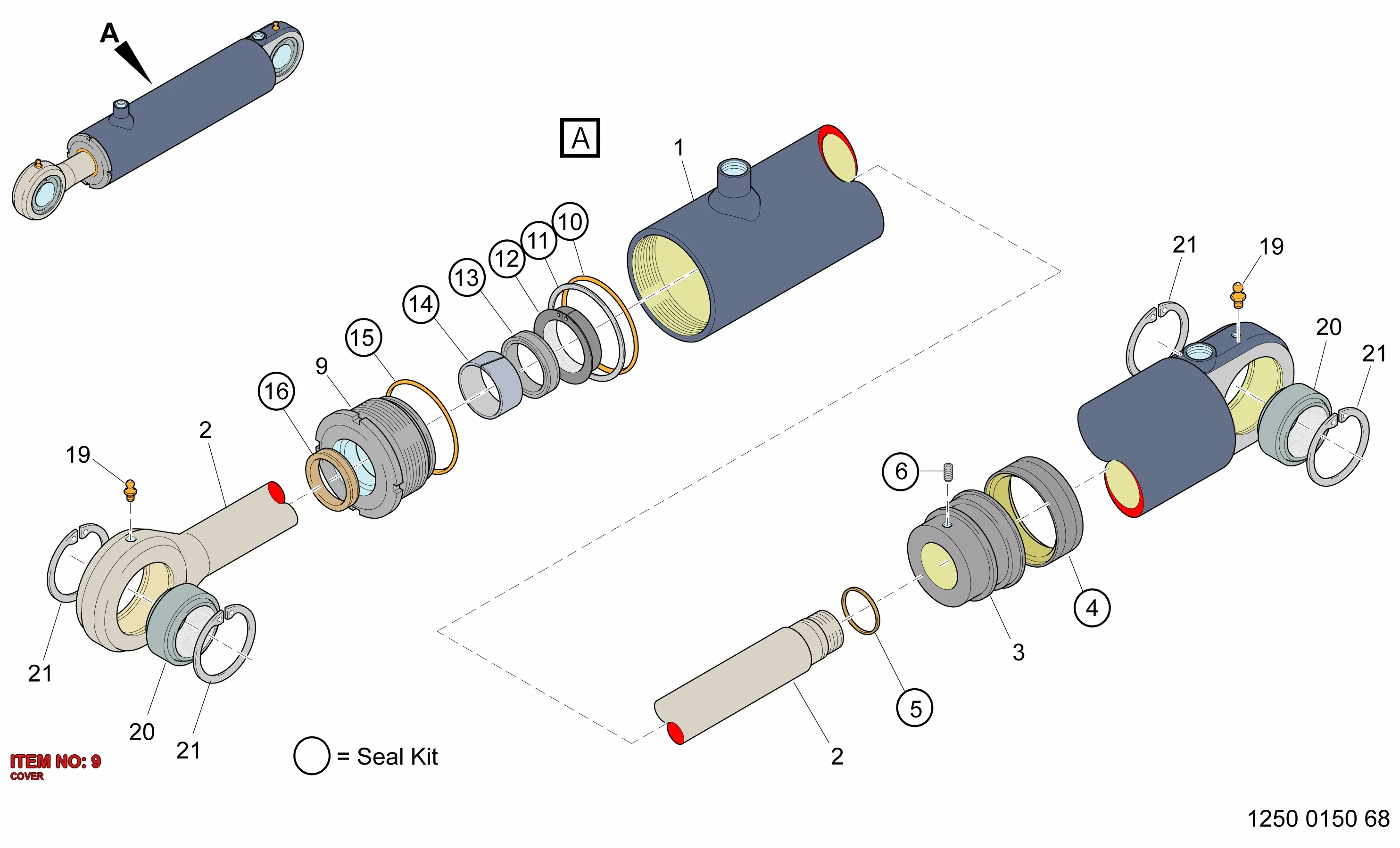 9122 5035 00 COVER - Technical Drawing