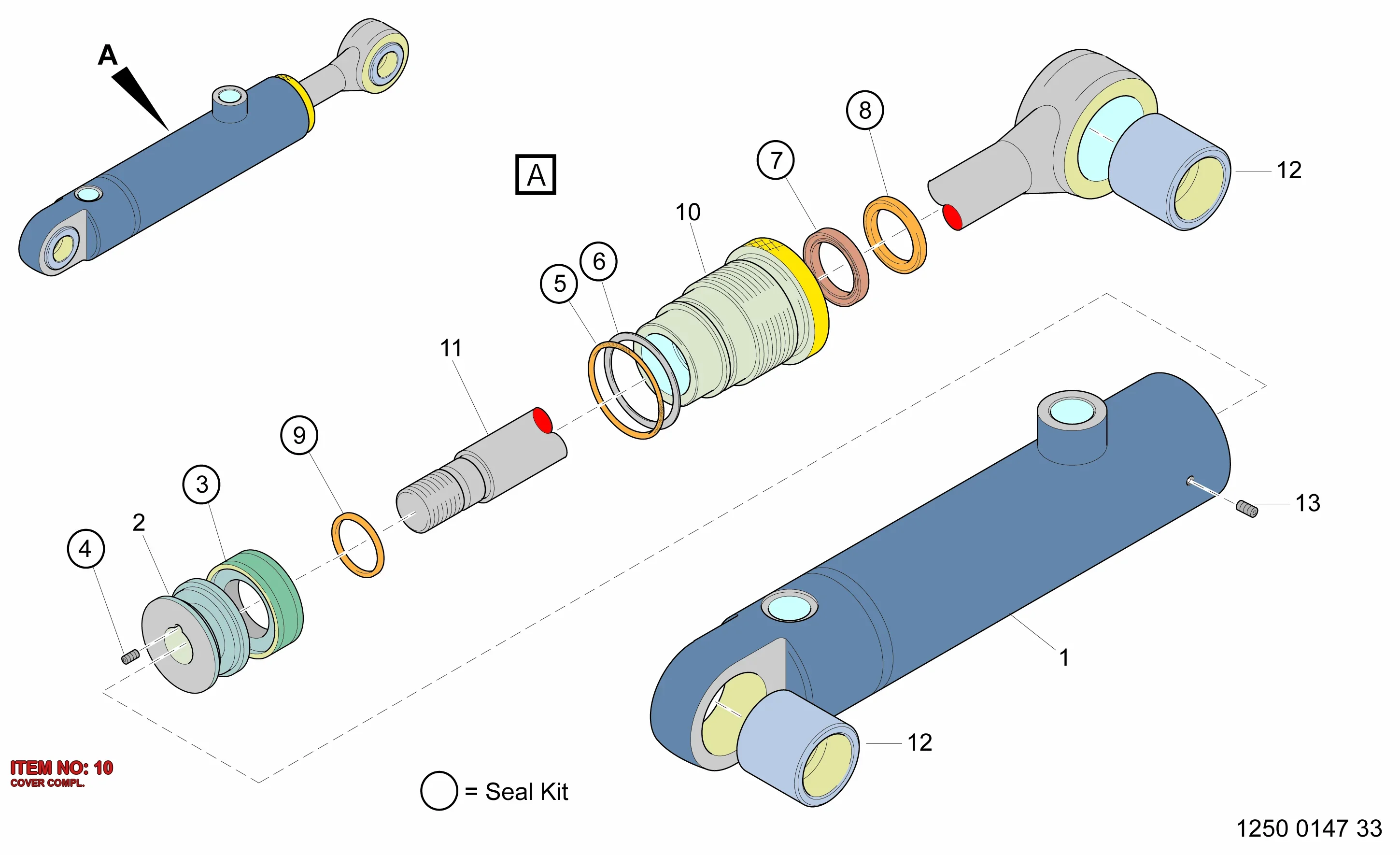 9123 6507 05 COVER COMPL. - Technical Drawing