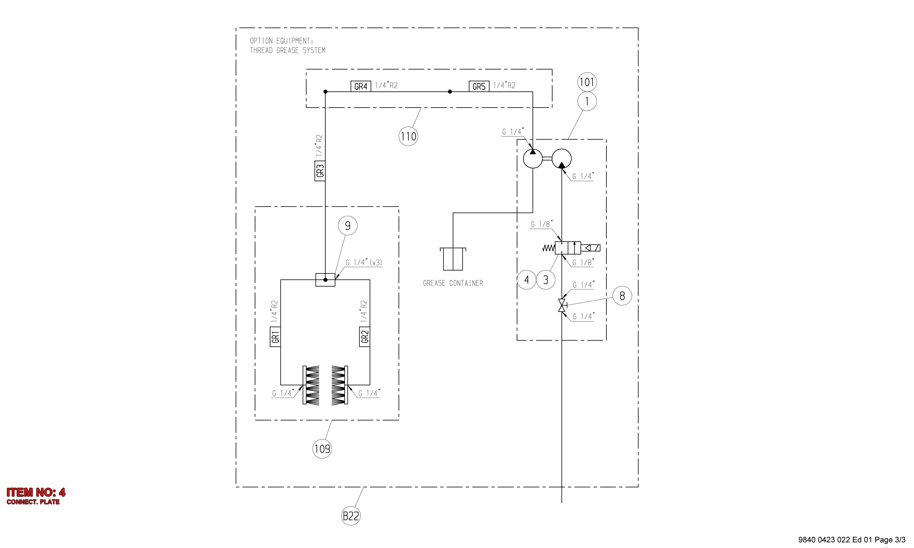 9124 8081 00 CONNECT. PLATE - Technical Drawing