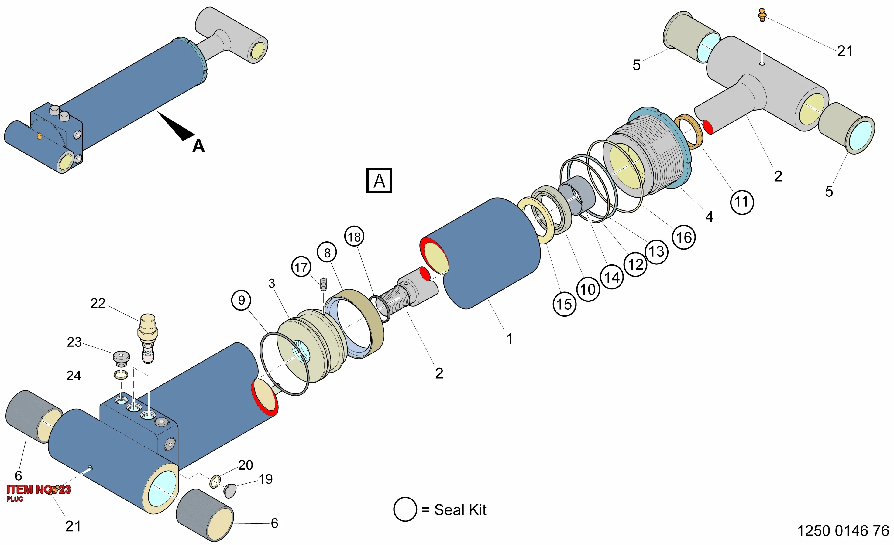 9125 8018 00 PLUG - Technical Drawing
