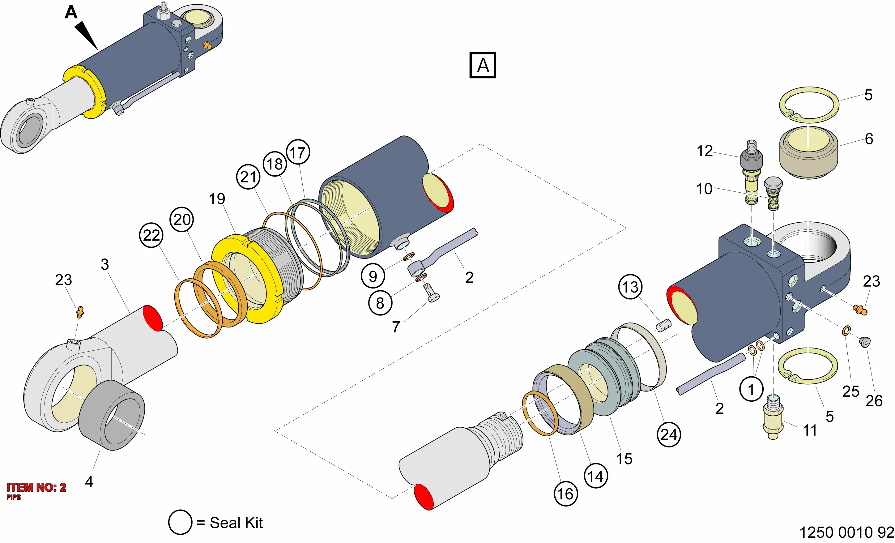 9127 2299 01 PIPE - Technical Drawing