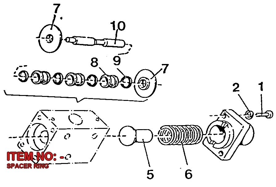 9128 6742 00 SPACER RING - Technical Drawing