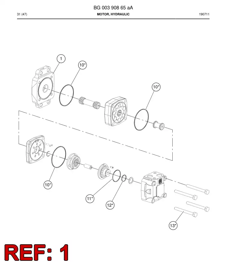 BG00112515c BG 001 125 15c Flange - Sandvik Technical Drawing