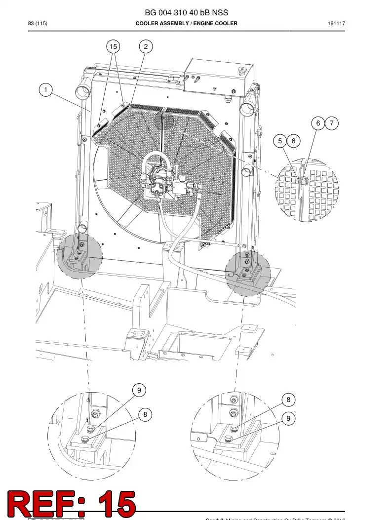 BG00132902a BG 001 329 02a Bolt - Sandvik Technical Drawing