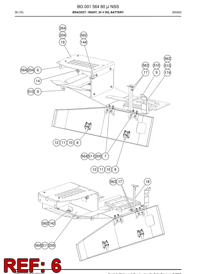 BG00156485a BG 001 564 85a Plate - Sandvik Technical Drawing