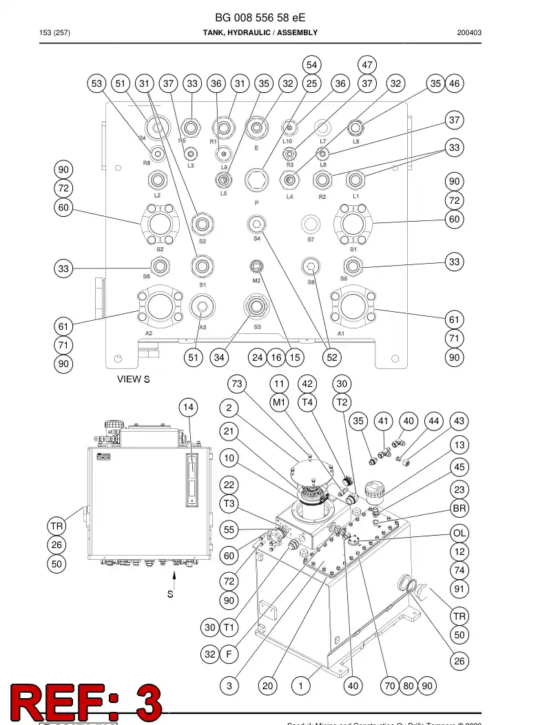 BG00158805d BG 001 588 05d Cover - Sandvik Technical Drawing