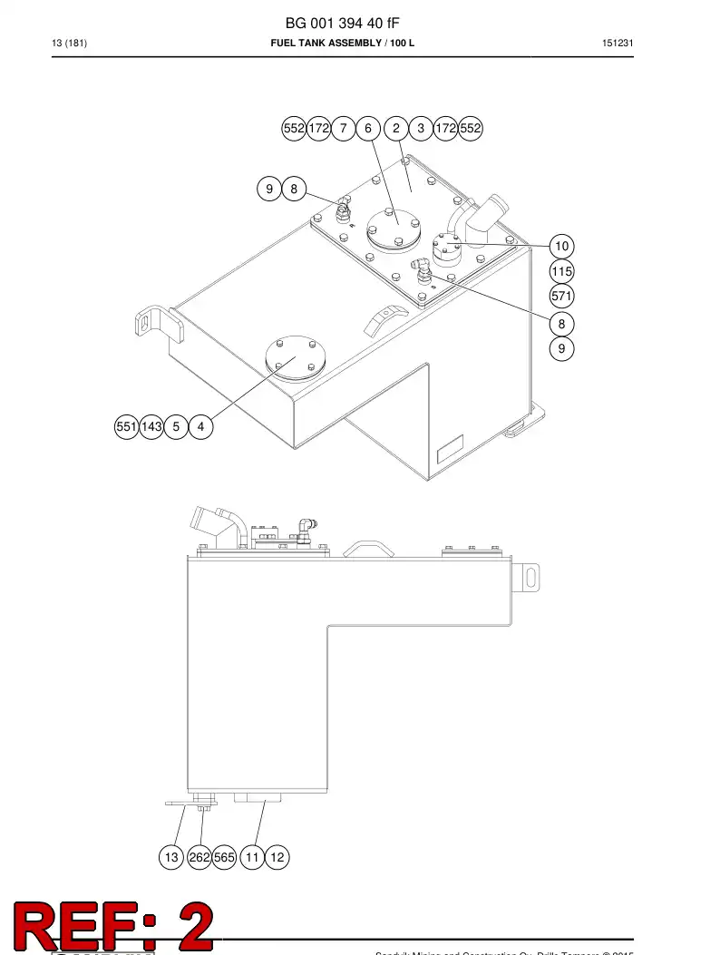 BG00162428b BG 001 624 28b Cover - Sandvik Technical Drawing