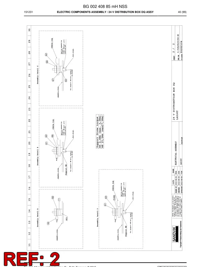 BG00194926q BG 001 949 26q Enclosure - Sandvik Technical Drawing