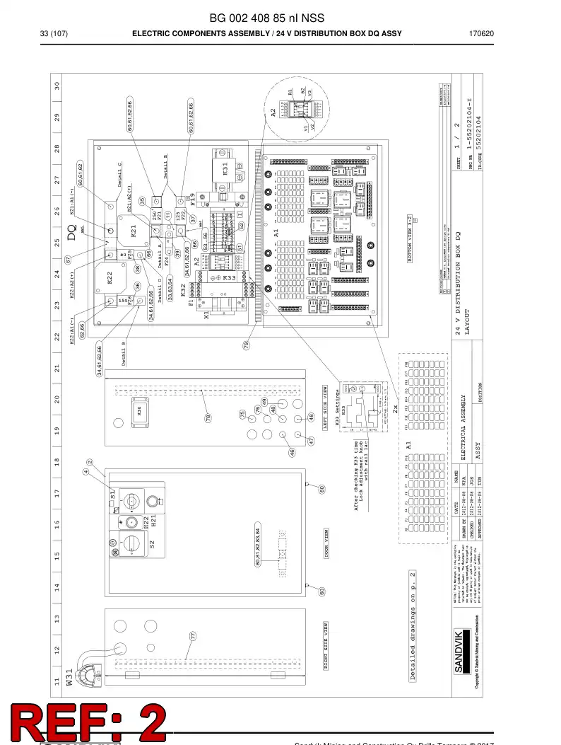 BG00194926r BG 001 949 26r Enclosure - Sandvik Technical Drawing