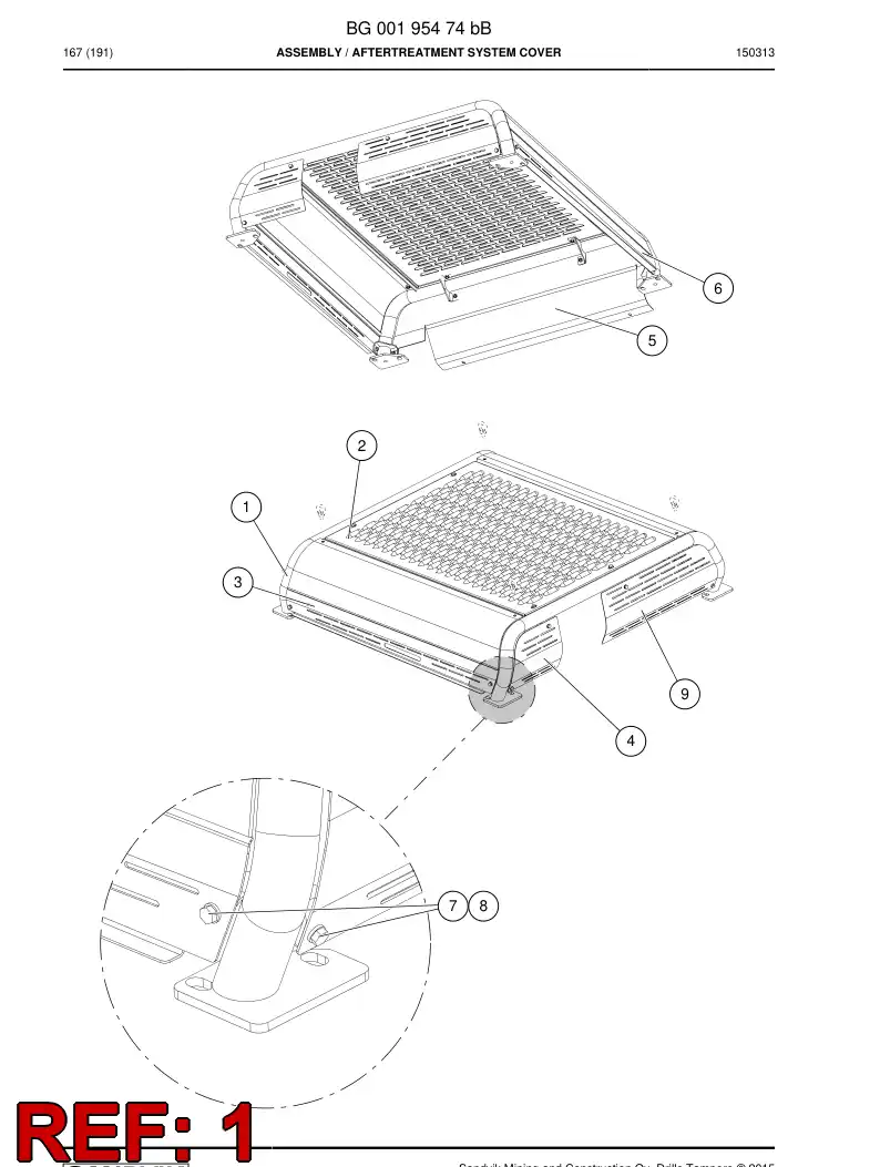 BG00195478a BG 001 954 78a Welding assembly - Sandvik Technical Drawing