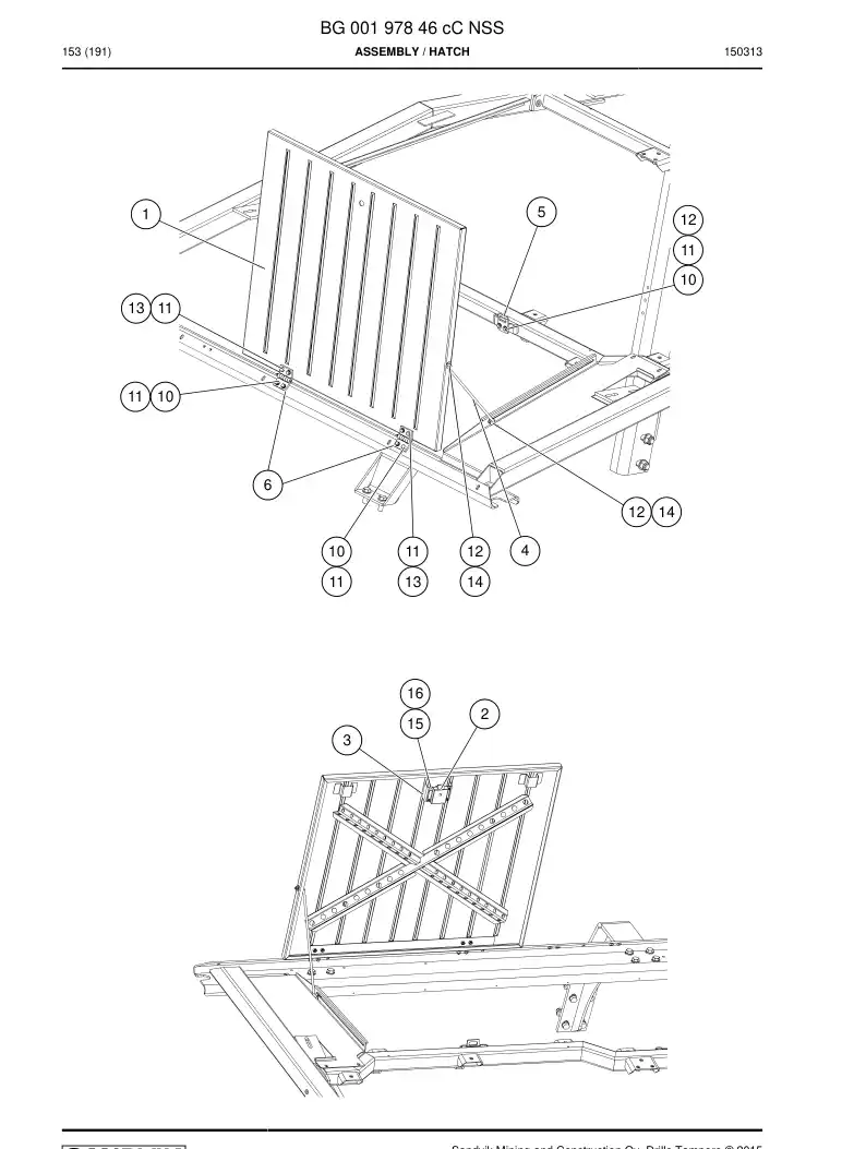 BG00197846c BG 001 978 46c Assembly - Sandvik Technical Drawing