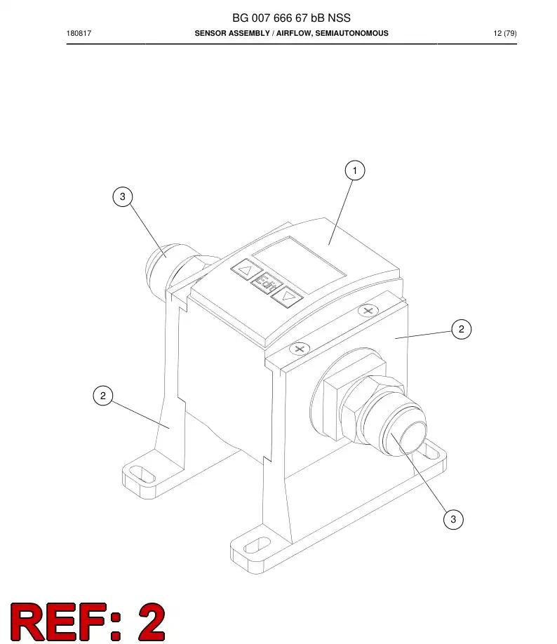 BG00197856a BG 001 978 56a Mounting piece - Sandvik Technical Drawing