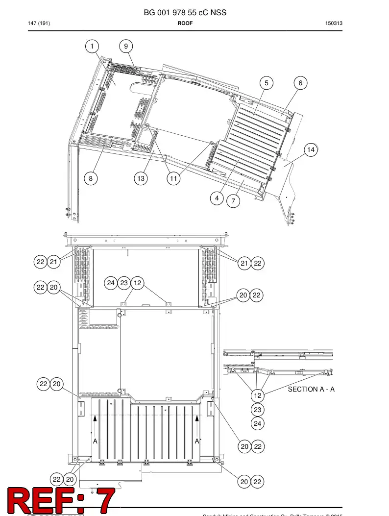 BG00198969b BG 001 989 69b Plate - Sandvik Technical Drawing