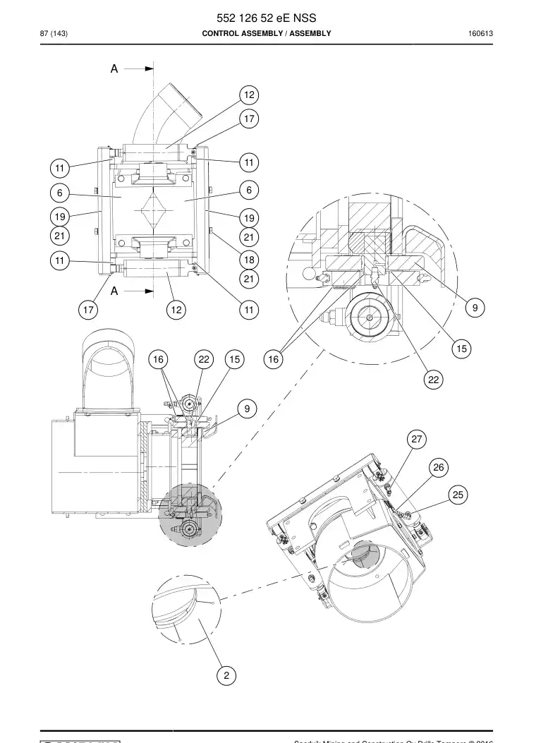 BG00199957a BG 001 999 57a Jaw - Sandvik Technical Drawing