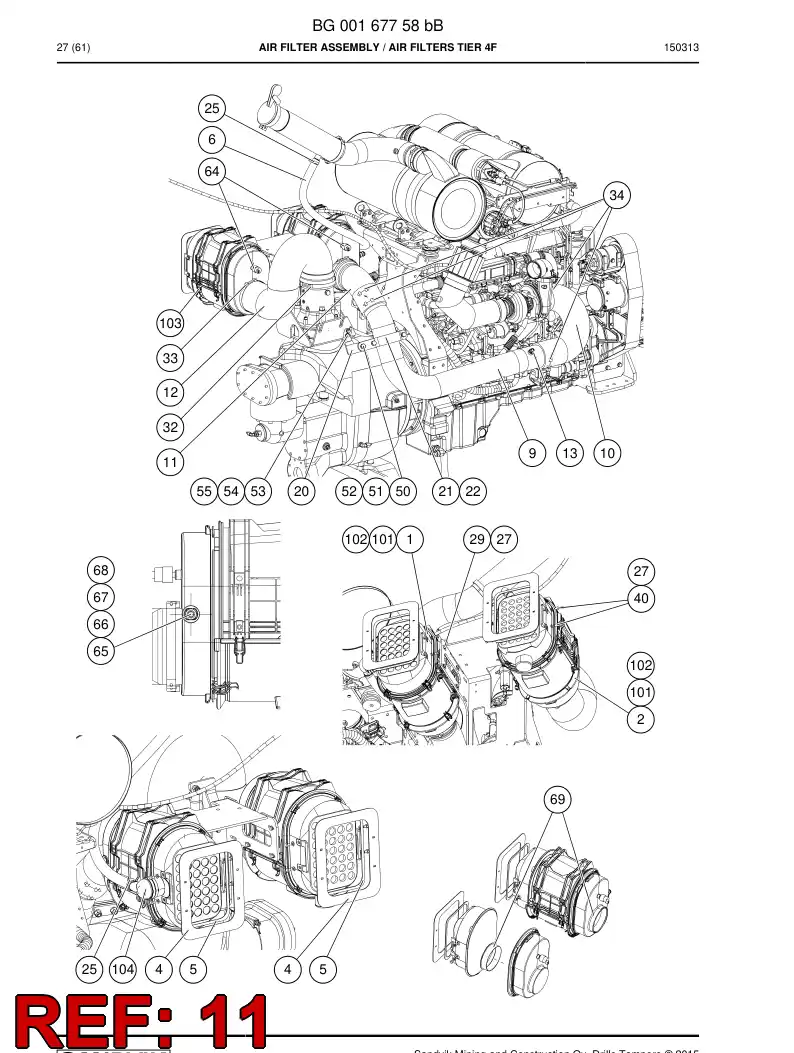 BG00200219a BG 002 002 19a Hose, Rubber - Sandvik Technical Drawing