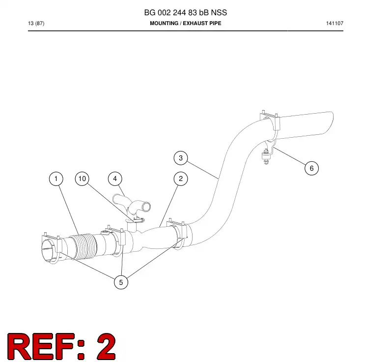 BG00201725a BG 002 017 25a Ejector - Sandvik Technical Drawing