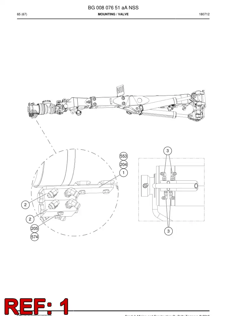 BG00201750a BG 002 017 50a Plate - Sandvik Technical Drawing