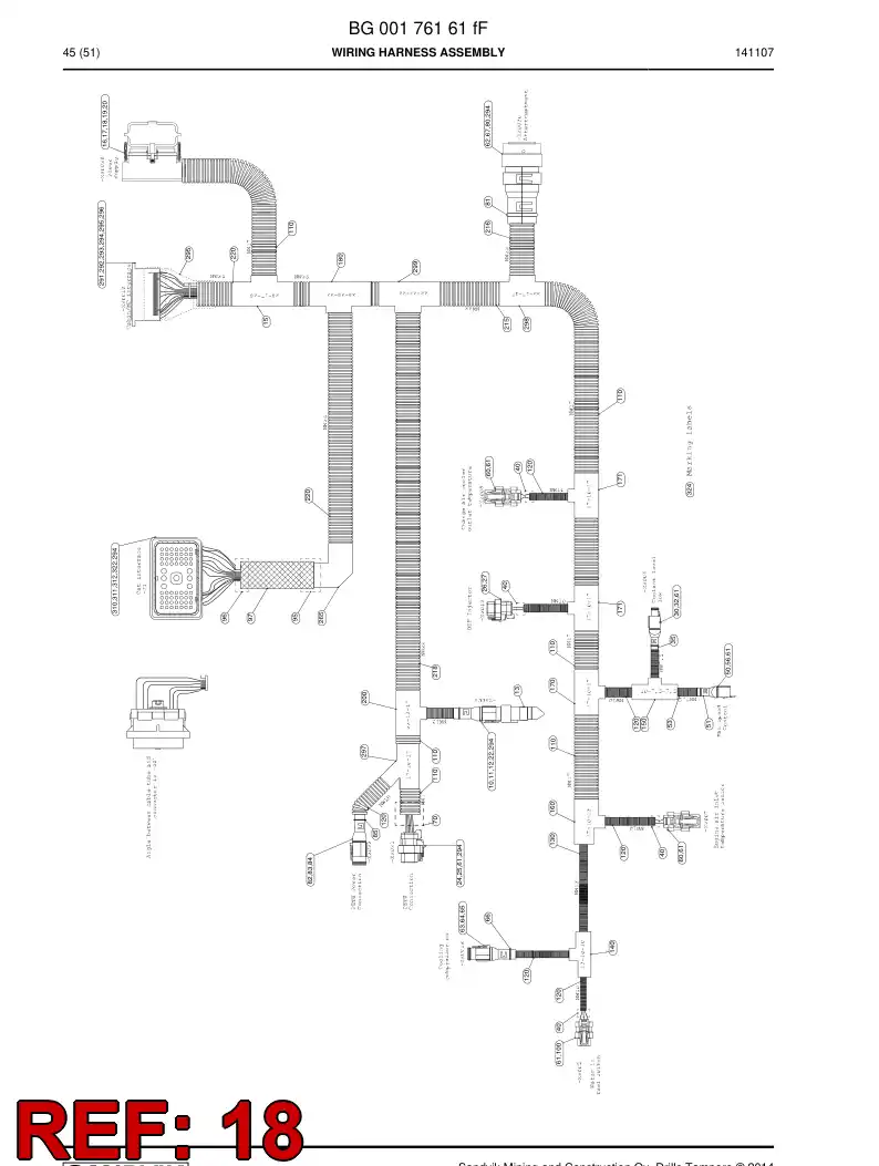 BG00201765a BG 002 017 65a Connector - Sandvik Technical Drawing
