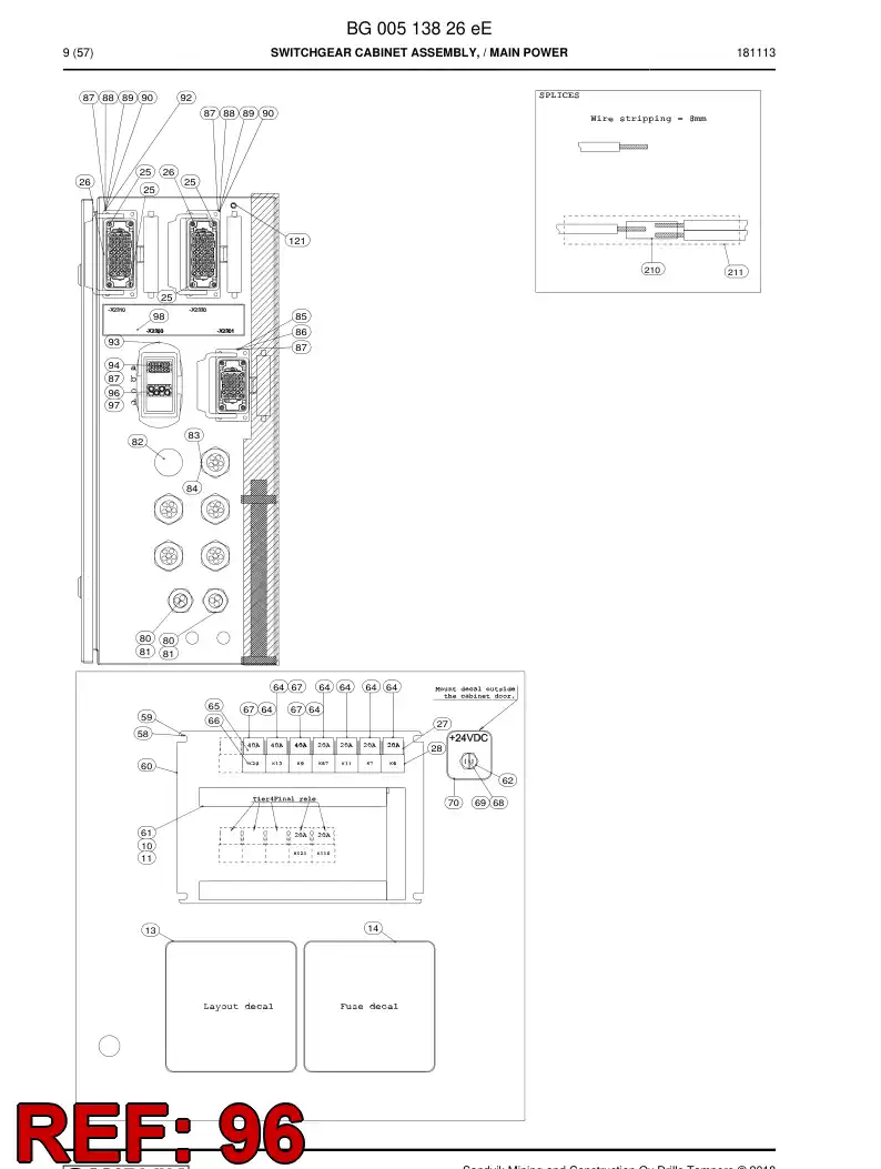 BG00201779a BG 002 017 79a Connector - Sandvik Technical Drawing