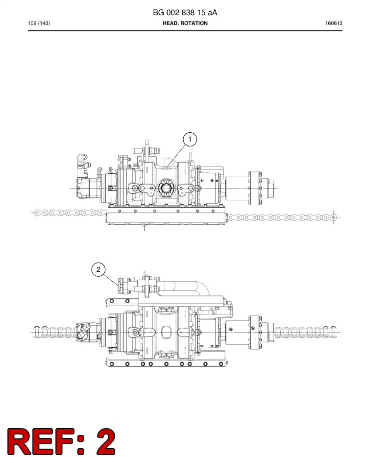 BG00202260e BG 002 022 60e Hose Set - Sandvik Technical Drawing