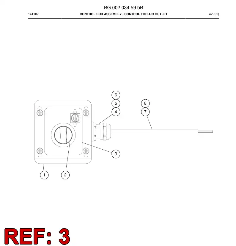 BG00203476a BG 002 034 76a Decal - Sandvik Technical Drawing
