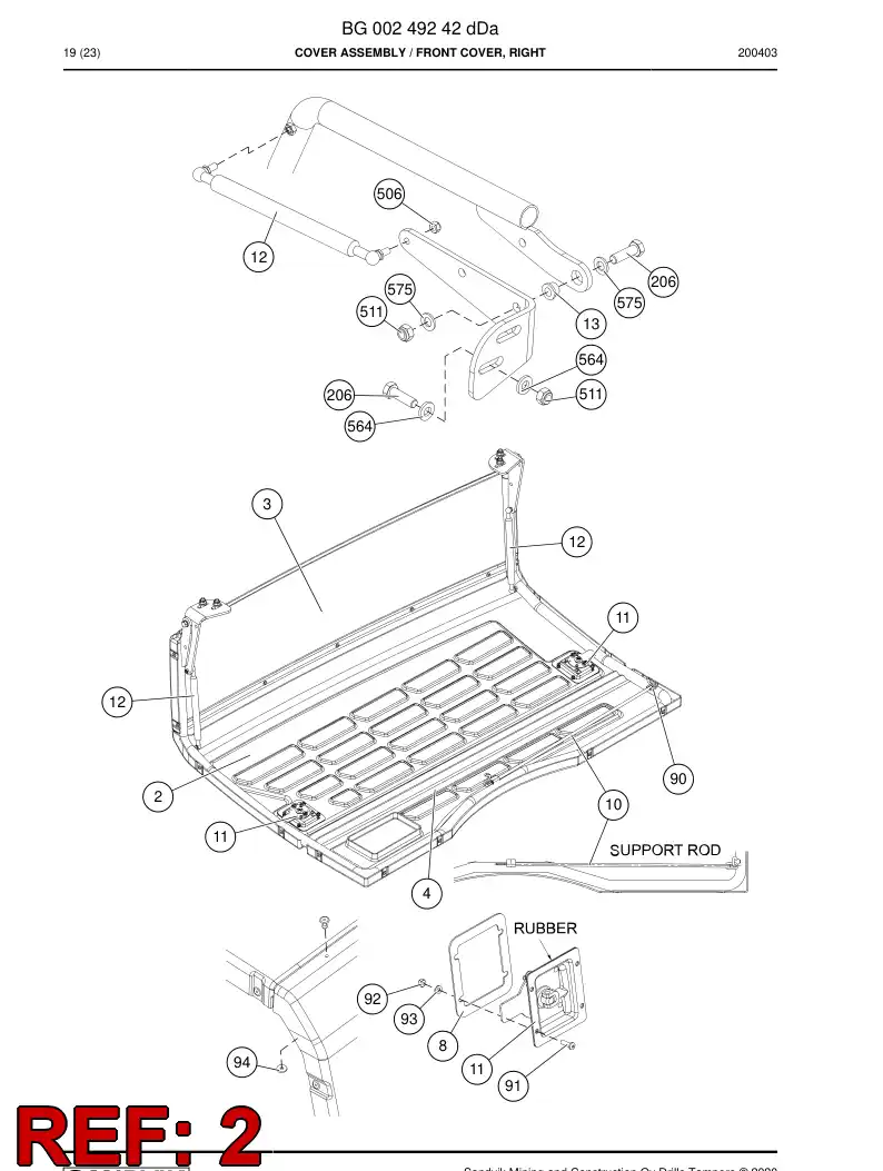 BG00203525c BG 002 035 25c Cover - Sandvik Technical Drawing