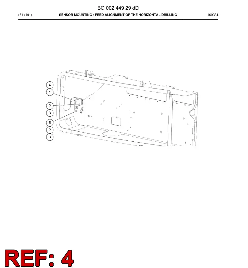 BG00205184c BG 002 051 84c Cable, Prewired Plug - Sandvik Technical Drawing