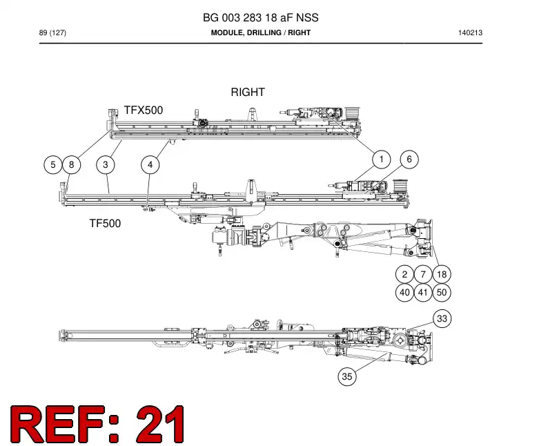 BG00205697a BG 002 056 97a Valve Assembly - Sandvik Technical Drawing