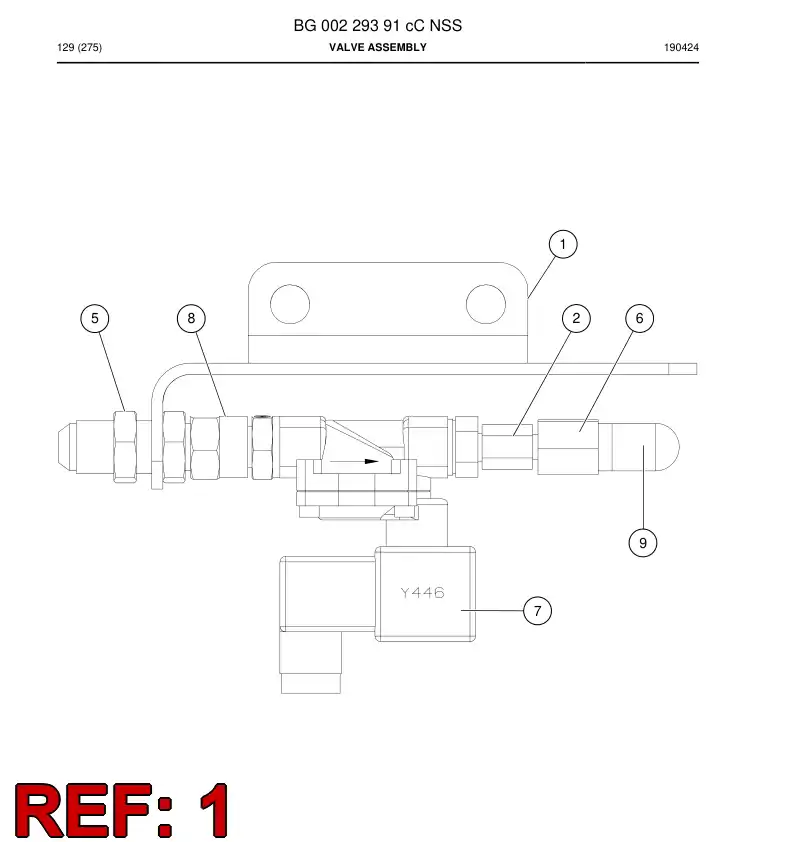BG00205900c BG 002 059 00c Bracket - Sandvik Technical Drawing