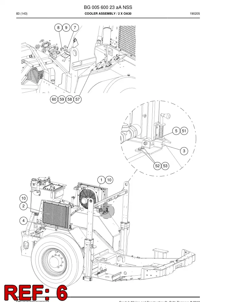 BG00208925c BG 002 089 25c CORTAFUEGOS - Sandvik Technical Drawing