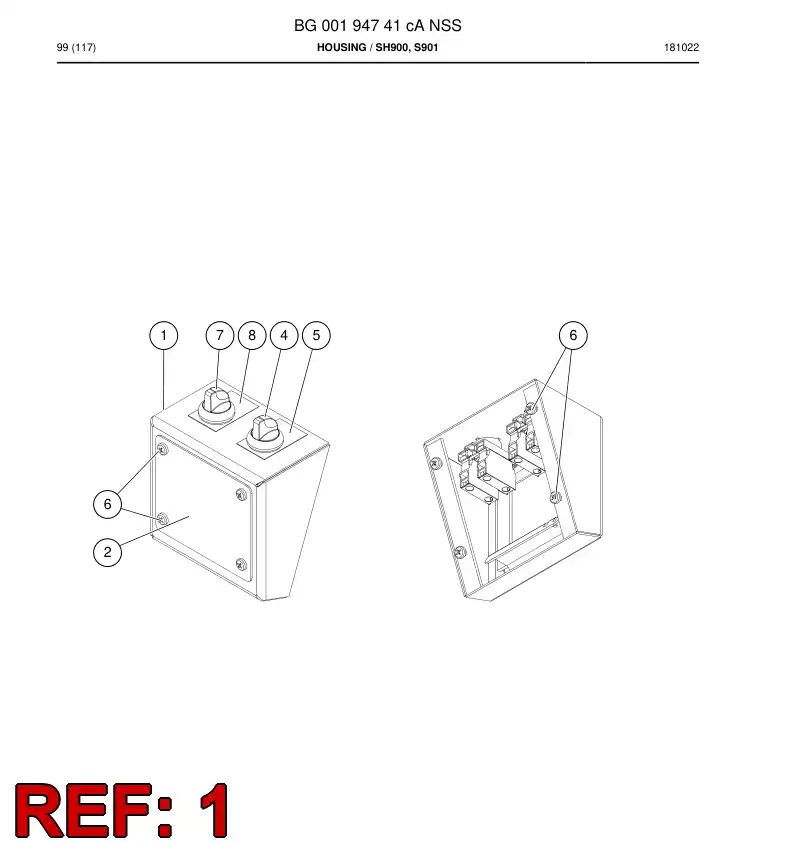 BG00210070a BG 002 100 70a Bracket - Sandvik Technical Drawing