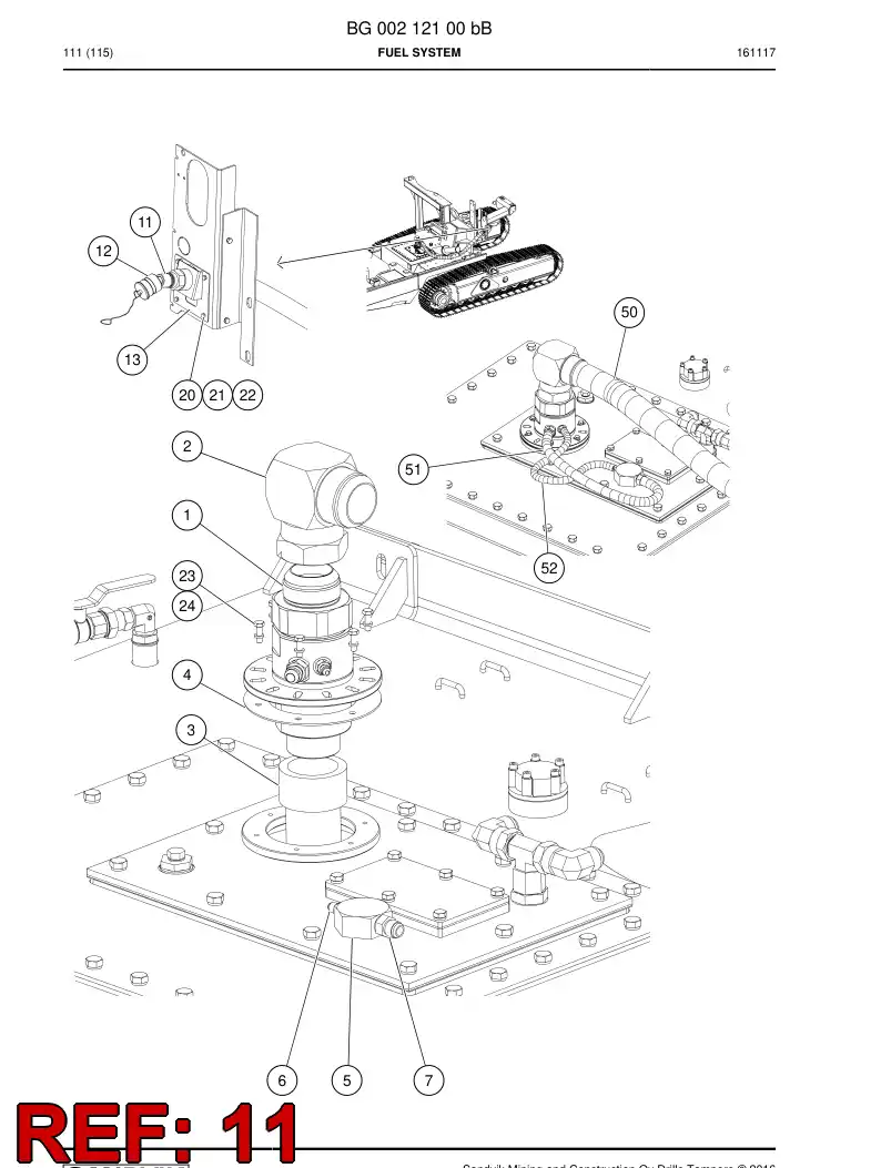 BG00212233a BG 002 122 33a Cap, Protecting - Sandvik Technical Drawing