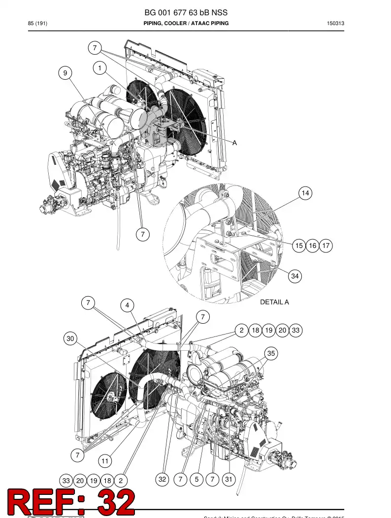 BG00212264b BG 002 122 64b Plate - Sandvik Technical Drawing