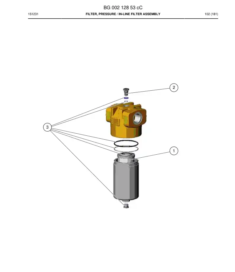 BG00213094b BG 002 130 94b Indicator, Clogging - Sandvik Technical Drawing