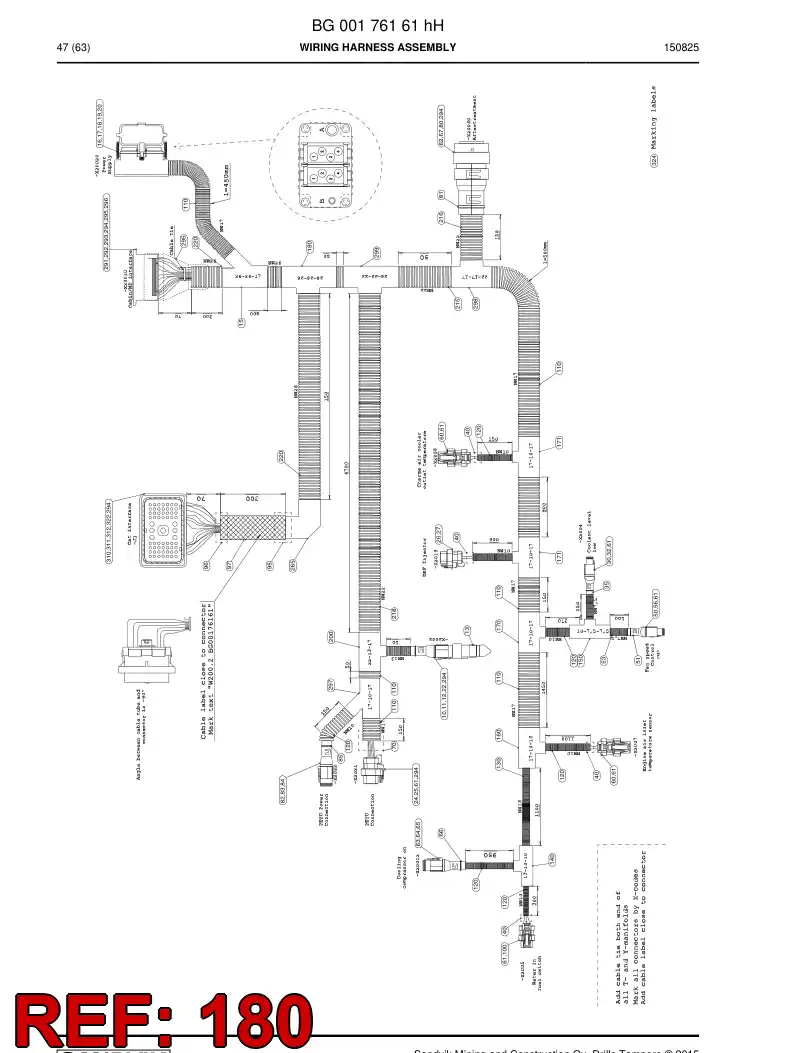 BG00213099a BG 002 130 99a Adapter, Tee - Sandvik Technical Drawing