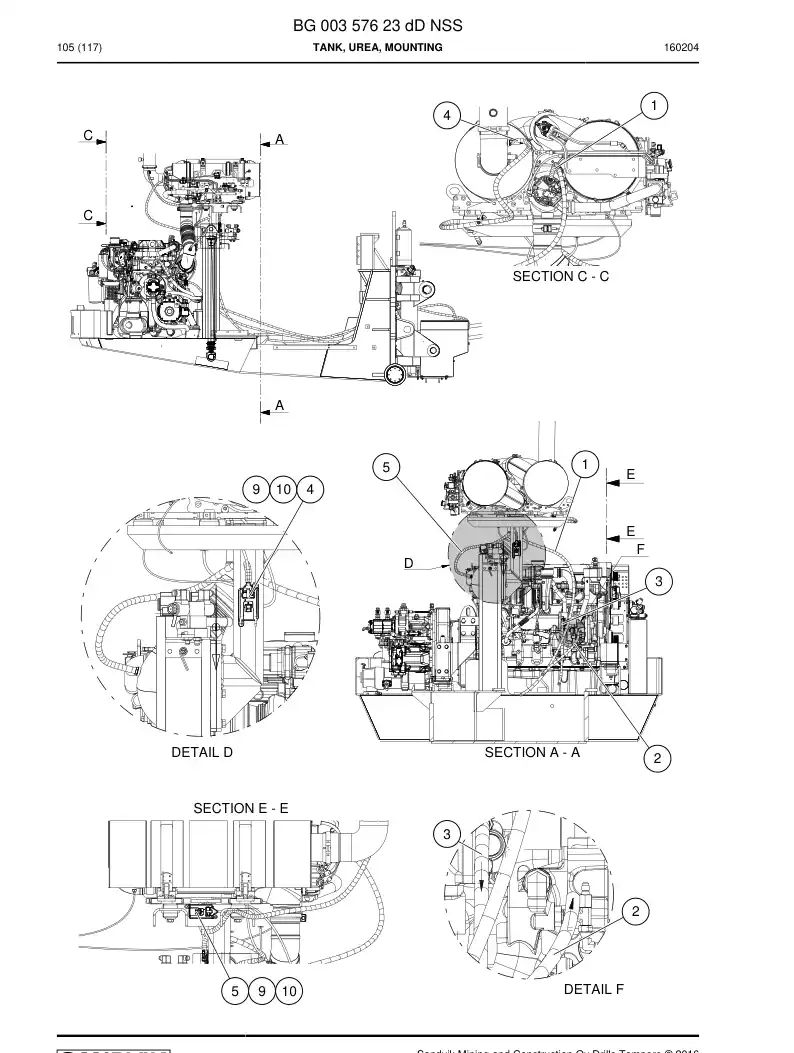 BG00213475a BG 002 134 75a Sensor - Sandvik Technical Drawing
