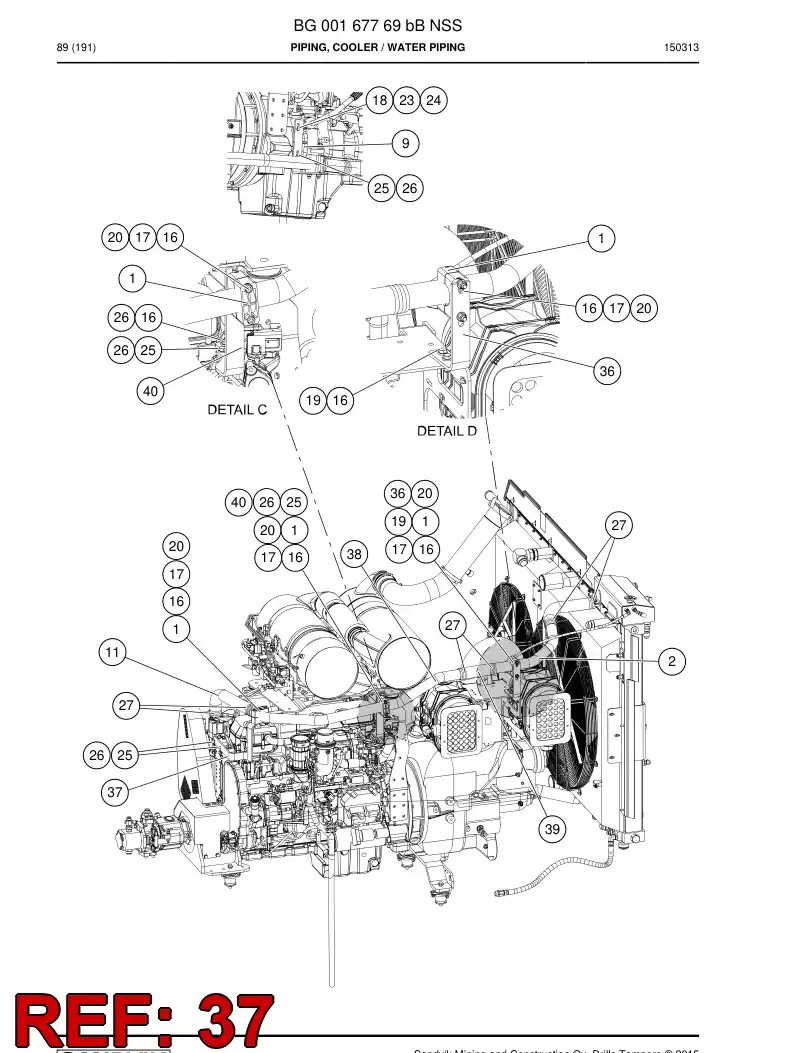 BG00213478a BG 002 134 78a Plate - Sandvik Technical Drawing