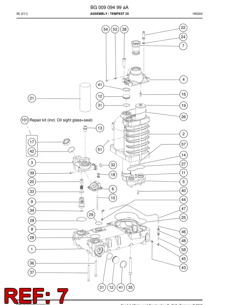 BG00213649a BG 002 136 49a KIT - Sandvik Technical Drawing