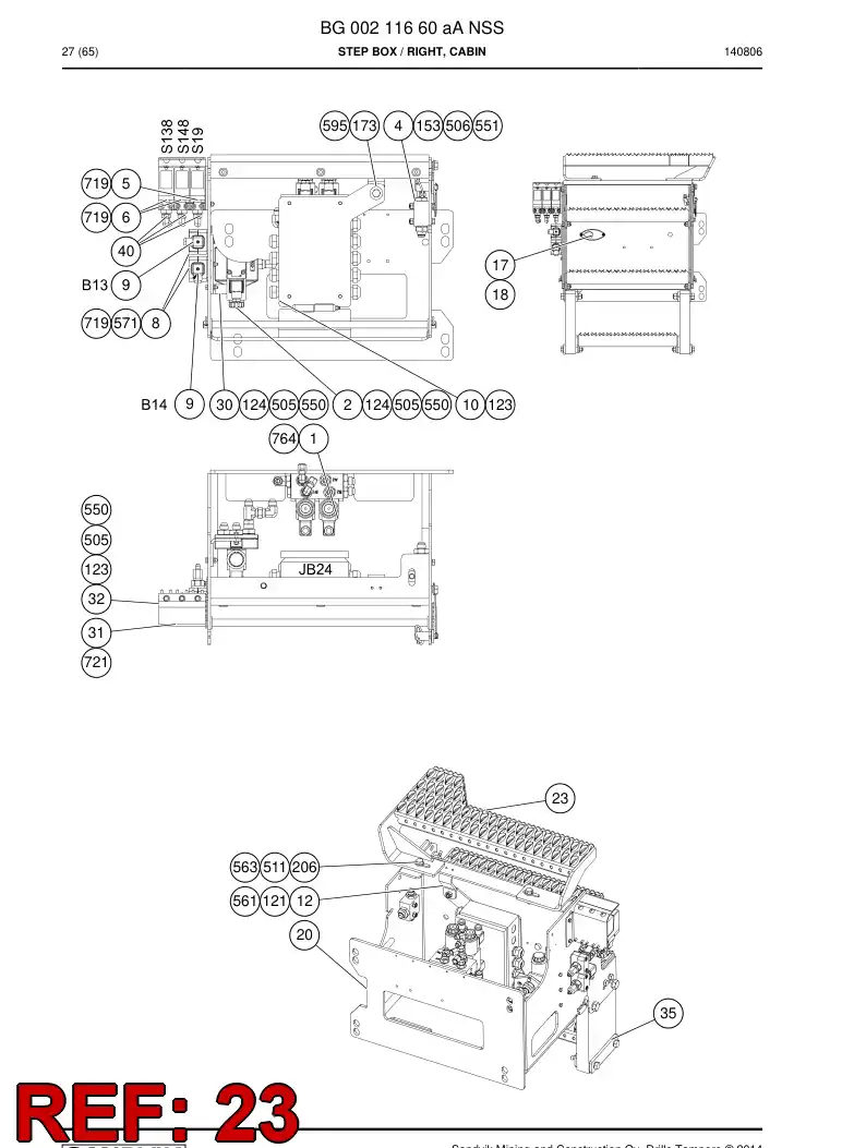 BG00214355b BG 002 143 55b ETAPA - Sandvik Technical Drawing