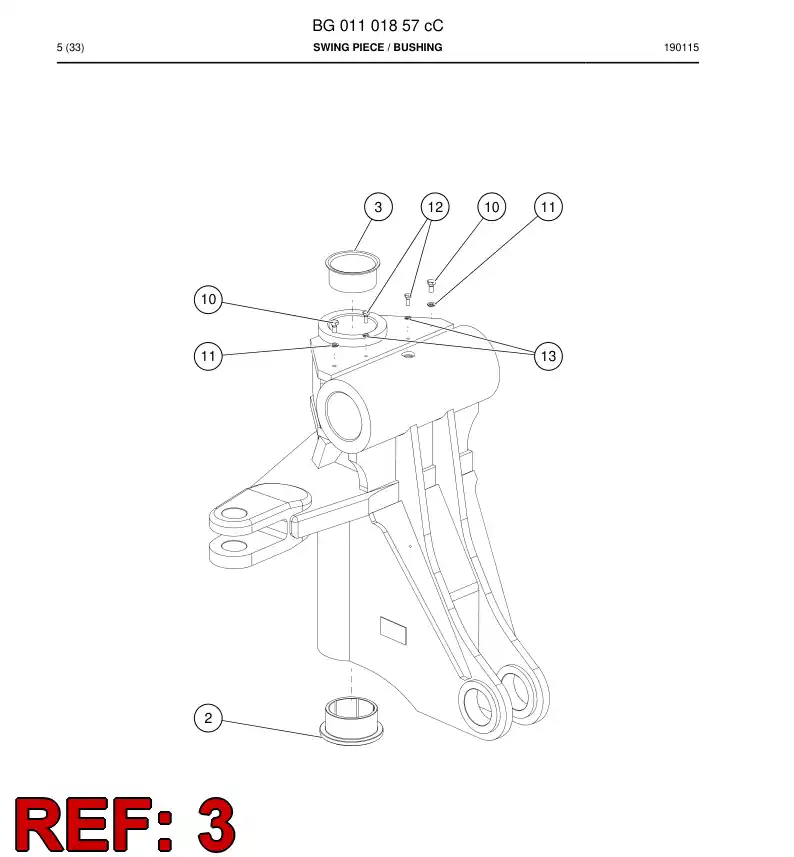 BG00214486a BG 002 144 86a Bearing - Sandvik Technical Drawing