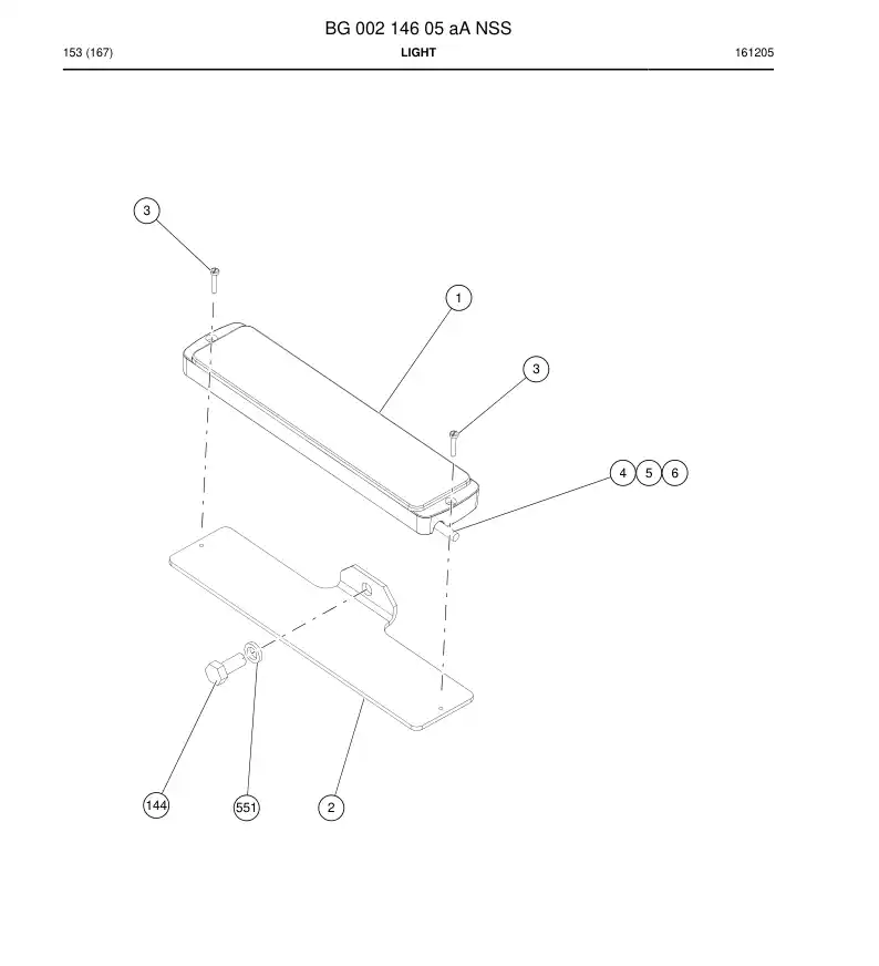 BG00214605a BG 002 146 05a Light - Sandvik Technical Drawing