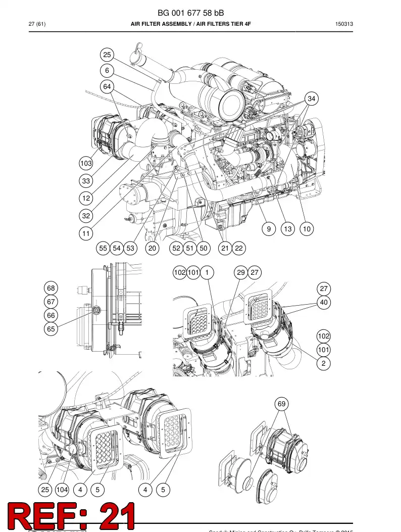BG00215075a BG 002 150 75a Clamp, Saddle - Sandvik Technical Drawing