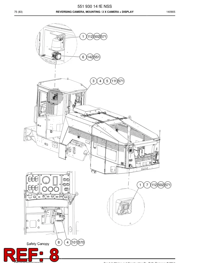 BG00216361a BG 002 163 61a Plate - Sandvik Technical Drawing