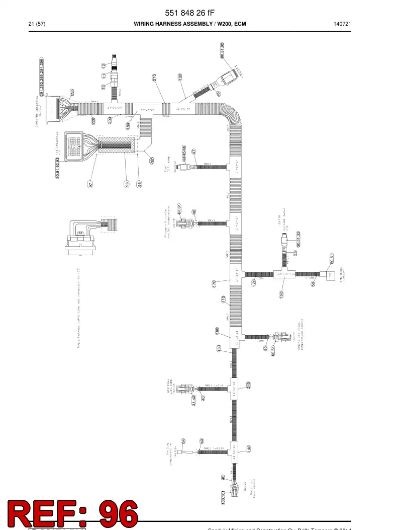 BG00216488a BG 002 164 88a Conduit, Cable, Plastic - Sandvik Technical Drawing